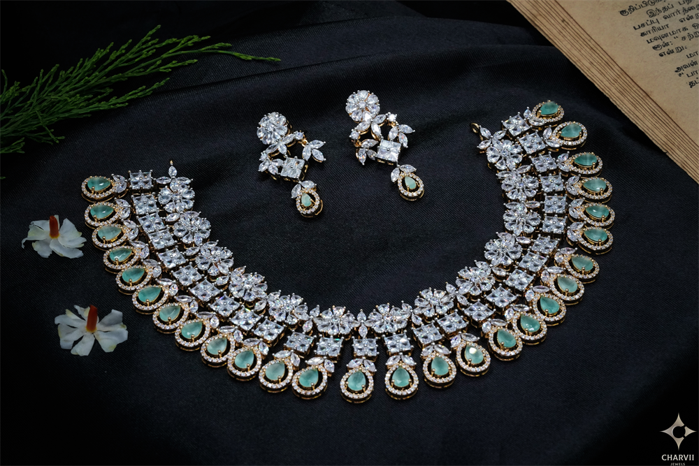Silver Stone Necklace SNE0008