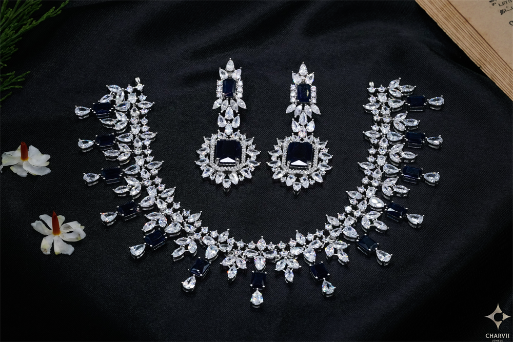 Silver Stone Necklace SNE0013