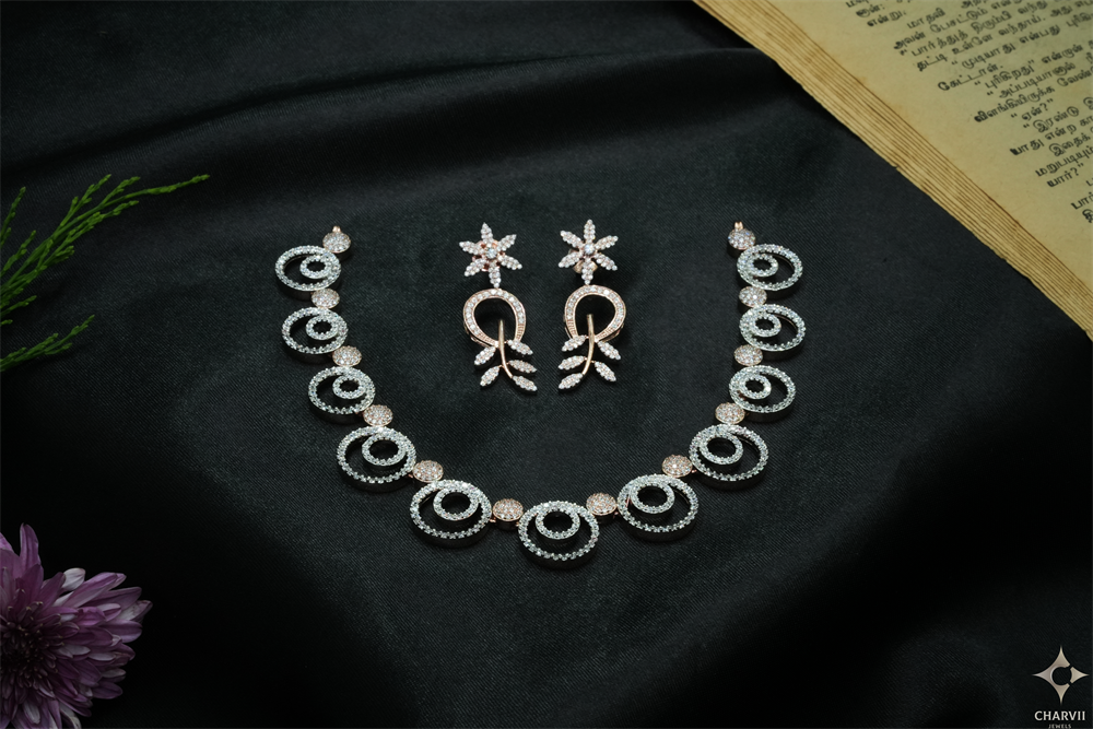Rose Plated Necklace SNE0137