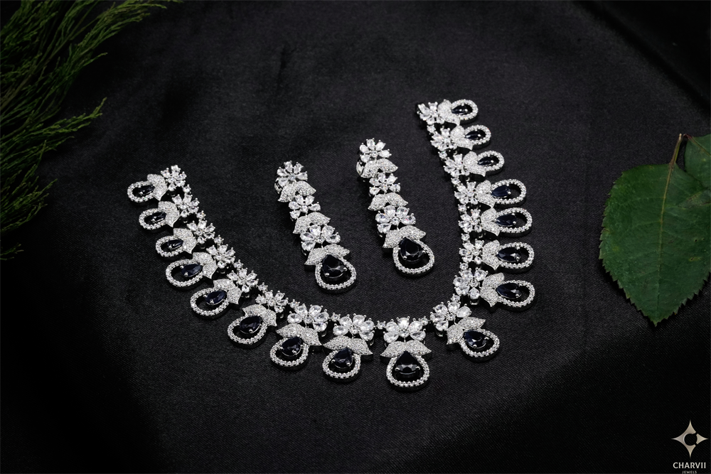 Silver Stone Necklace SNENT0005
