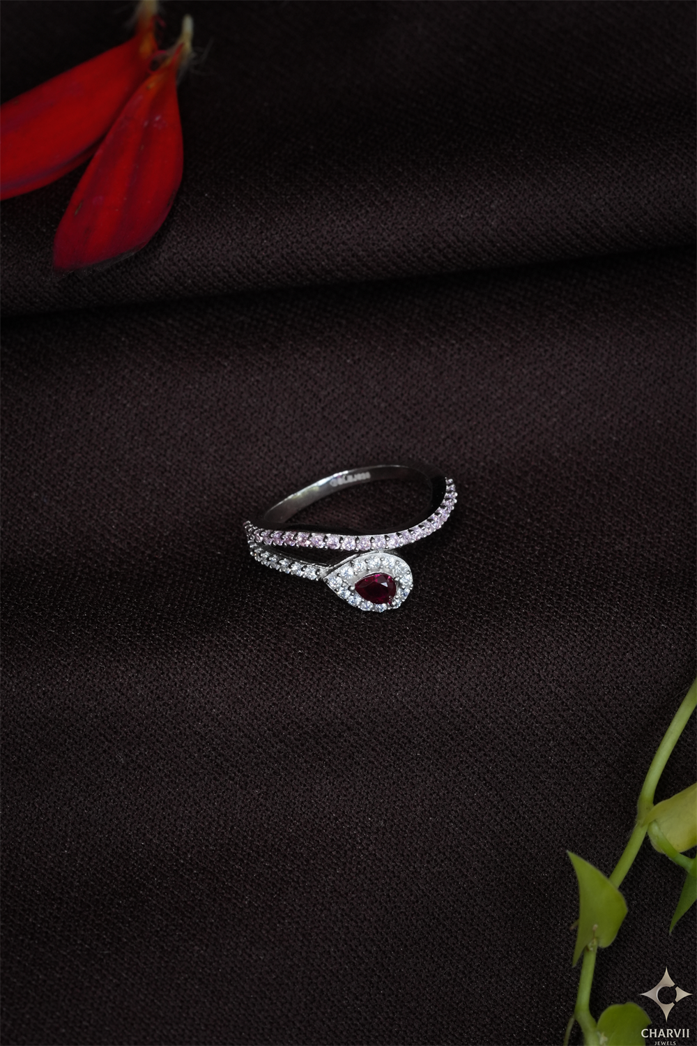 Silver Dual colour Ring NT0001