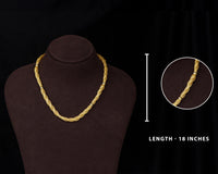 Silver Gold Plated Mesh Chain for Women | Chaneira Jewels