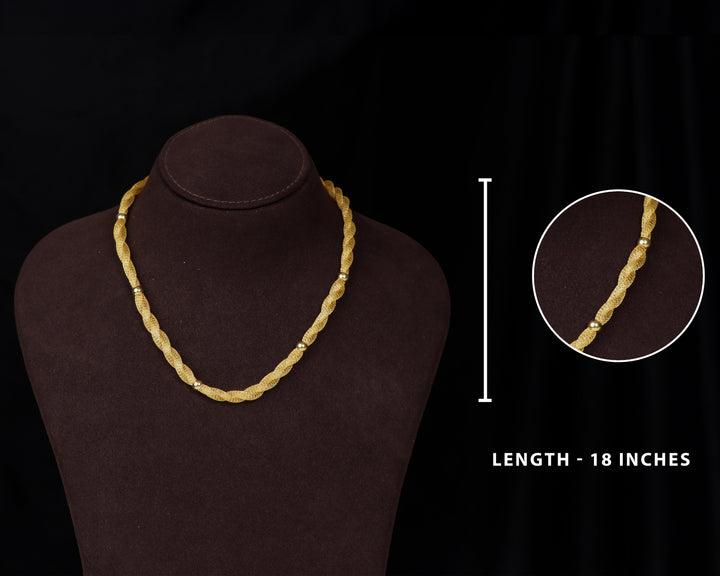 Silver Gold Plated Mesh Chain for Women | Chaneira Jewels