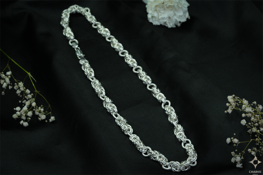 Silver Men's Chain Design | 92.5 Silver Jewellery