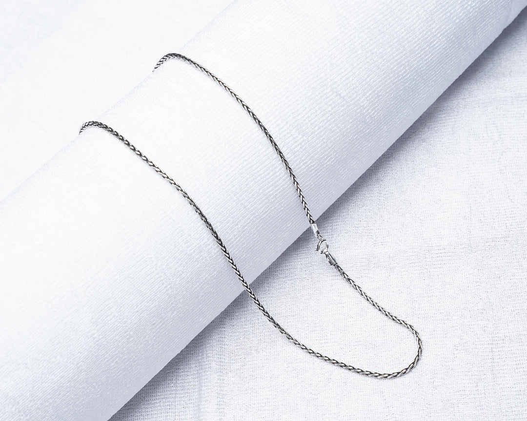 Silver Men's Oxidised Chain | Daily Wear Chain