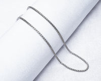 Silver Men's Oxidised Chain Design for Men