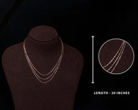 Silver Rose Gold Two Tone Chain for Women | Chaneira Jewels