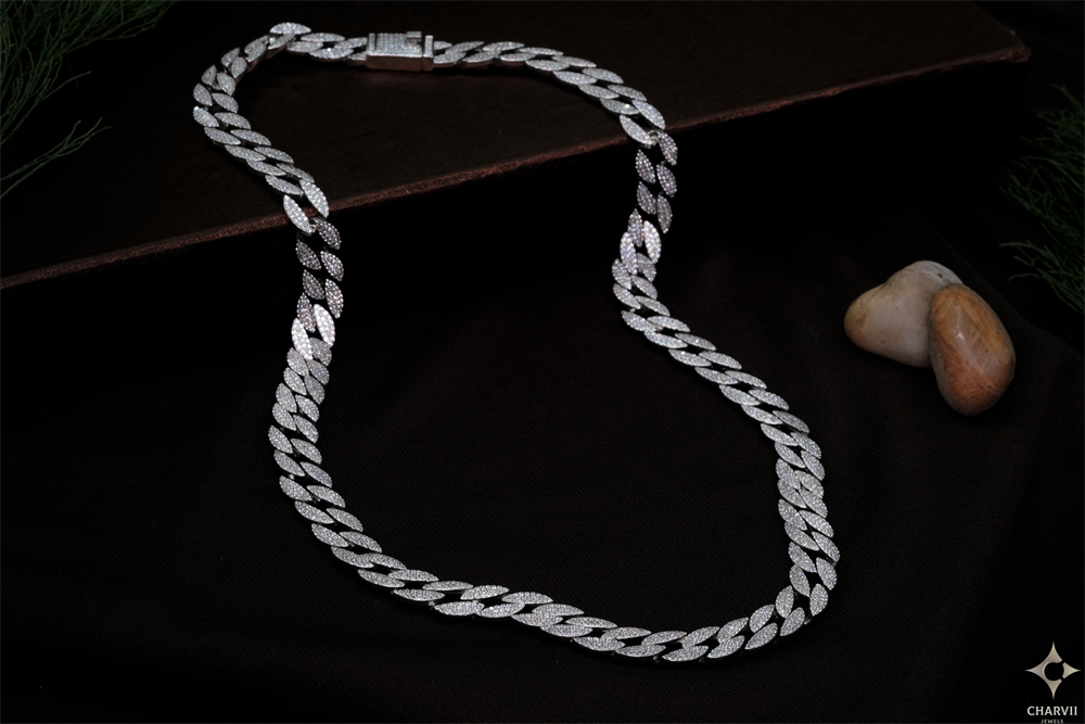 Stylish Silver Chain for Men | Coimbatore Chennai