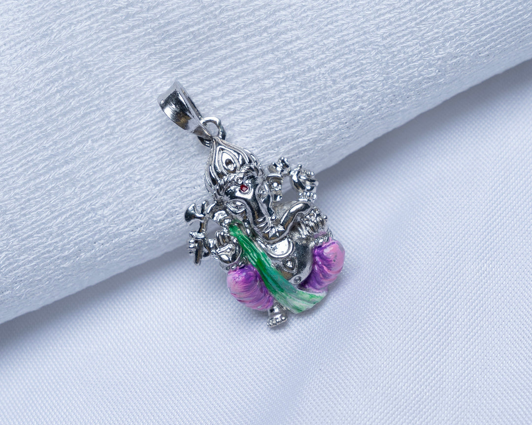 Traditional Silver Pendant | Free Shipping India