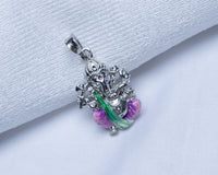 Traditional Silver Pendant | Free Shipping India