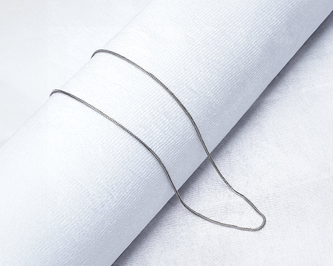 Trendy Silver Oxidised Men's Chain Collection