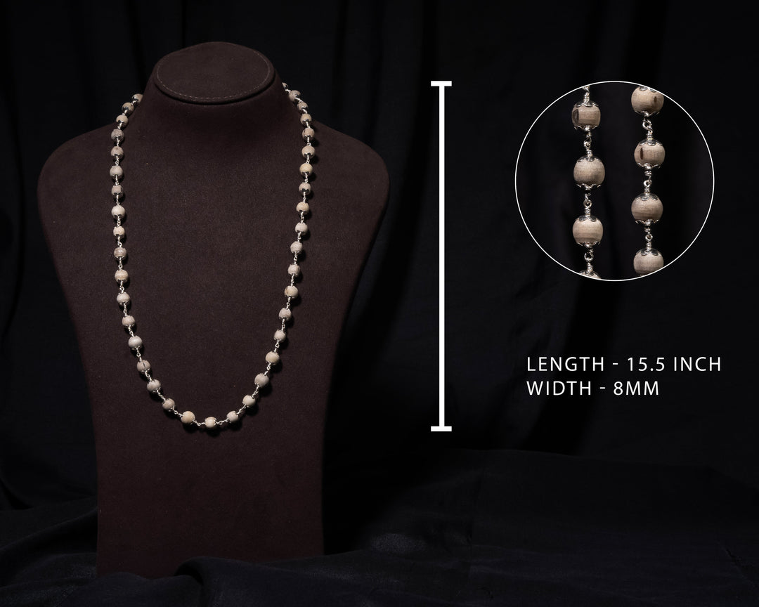 Tulsi 8MM with Cap Mala - Traditional Design