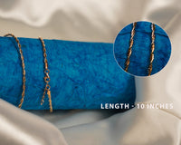 Two Tone Silver Anklets | Chaneira Jewels
